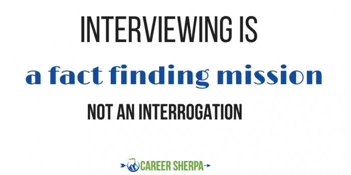 interviewing is fact-finding