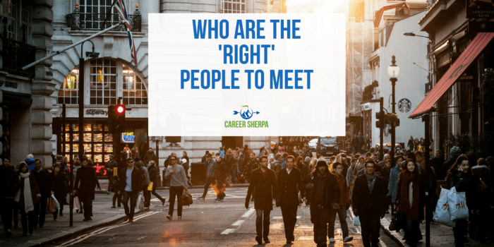 right people to meet