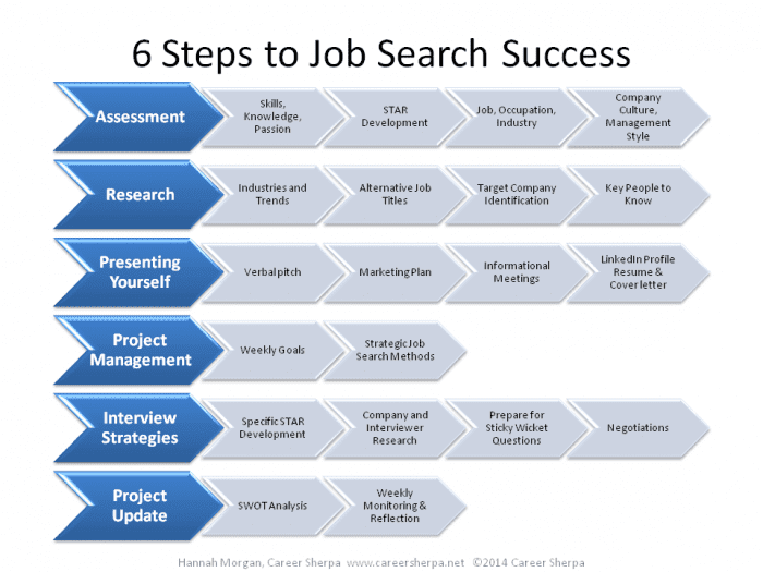 6 steps to job search success