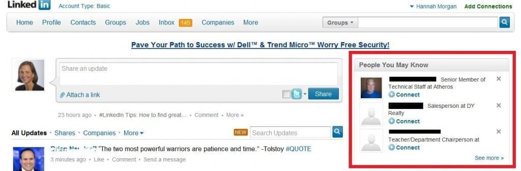 LI people you may know LinkedIn People You May Know