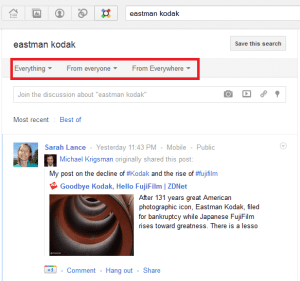 googleplus search