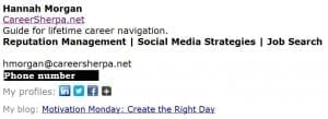 careersherpa email signature