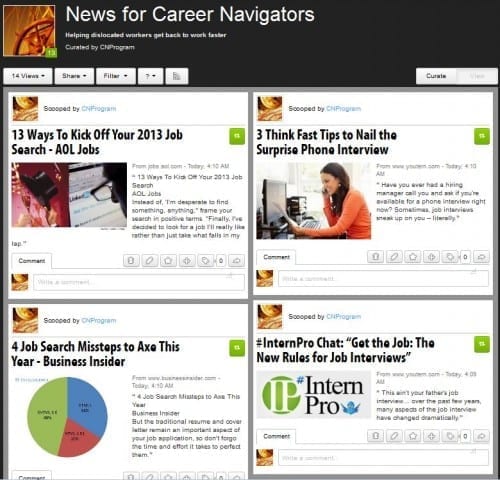 Career Navigator Scoop.it