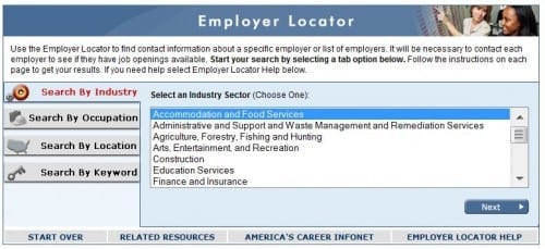 employer locator careerinfonet employer locator careerinfonet