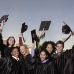 Graduates celebrating