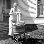 old fashioned washing