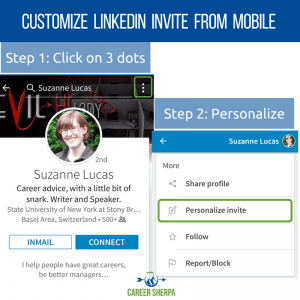 linkedin mobile invite