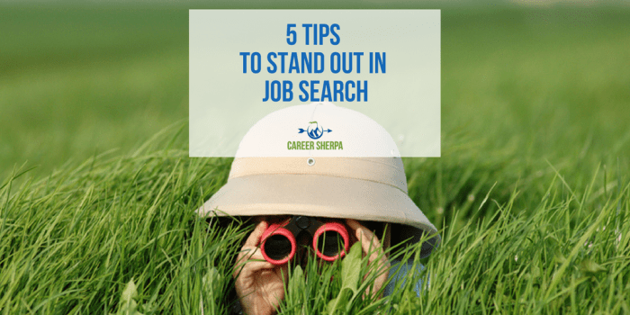 5 Tips To Stand Out In Job Search