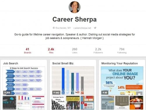 careersherpa pinterest