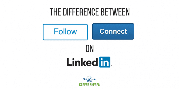 following connecting LinkedIn