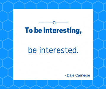 to be interesting be interested