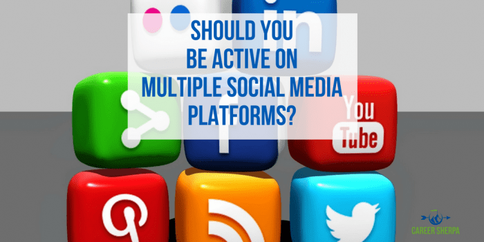 Should You Be Active On Multiple Social Media Platforms