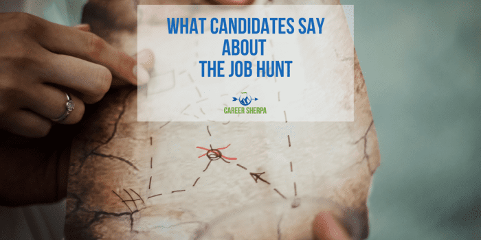 What Candidates Say About The Job Hunt