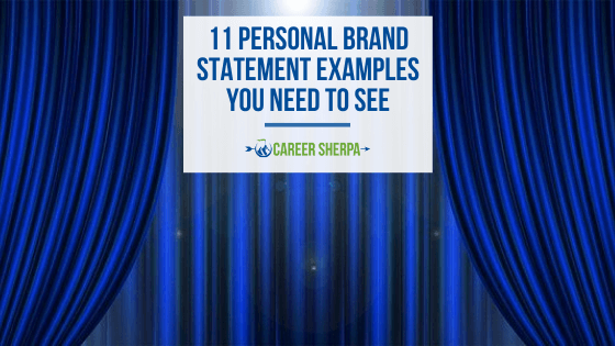 Personal brand statement examples