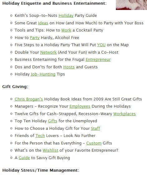 holiday guide by K Ferrazzi