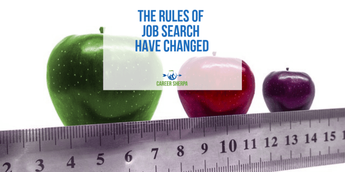 The Rules of Job Search Have Changed