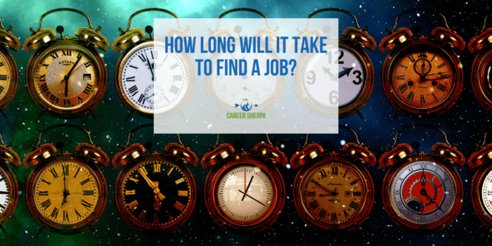 How Long Will It Take To Find A Job