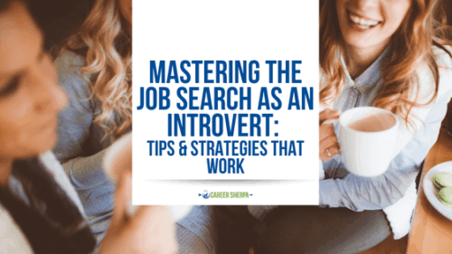 master job search as an introvert