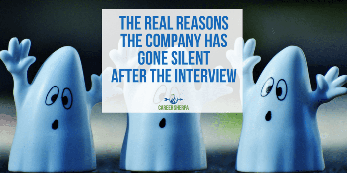 Company Has Gone Silent After the Interview