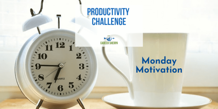 Monday Motivation_ productivity challenge