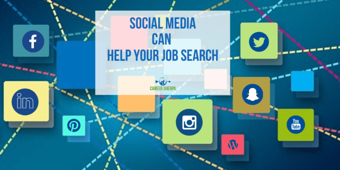 social media can help job search