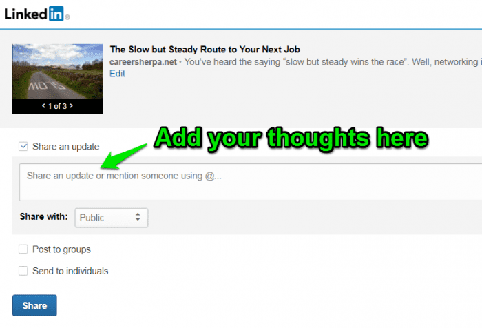 HOW TO: 4 Ways to Update Your LinkedIn Status | Career Sherpa