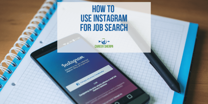 Instagram for Job Search