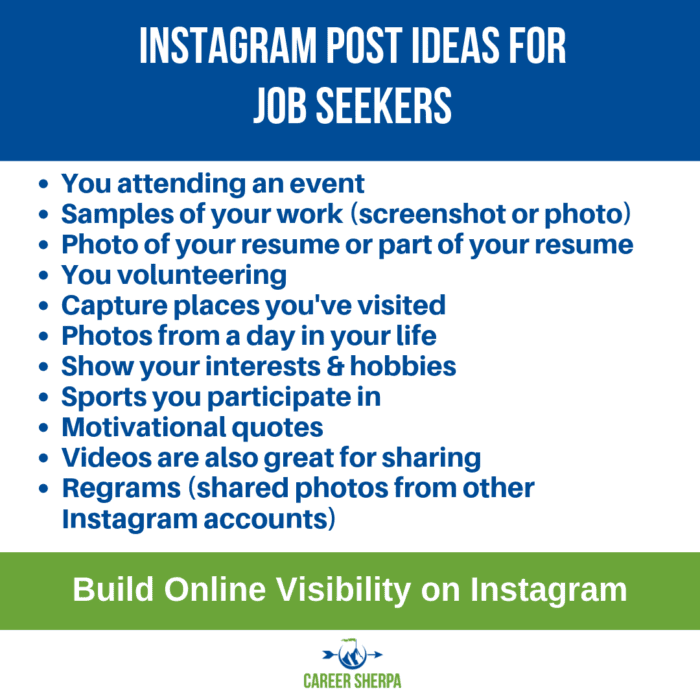 Instagram post ideas