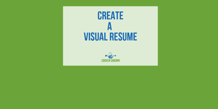 Demonstrate Your Social Prowess: Create a Visual Resume