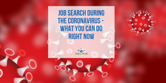 job search during coronavirus