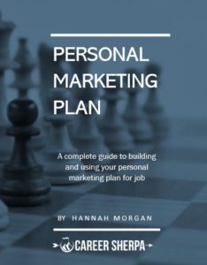 personal marketing plan