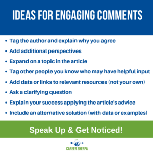 ideas for engaging comments