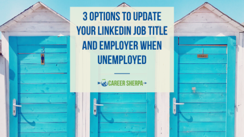 update your linkedin job title and employer