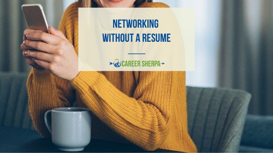 Networking without a resume