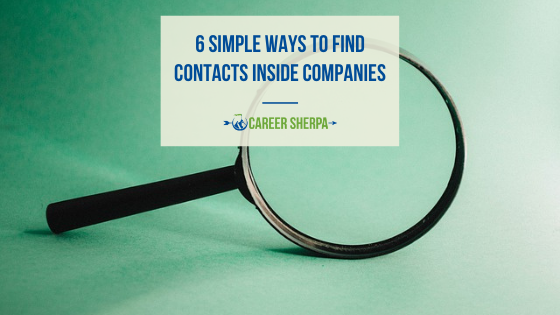 6 Simple Ways to Find Contacts Inside Companies