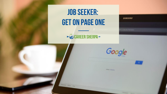 Job Seeker Get on page one