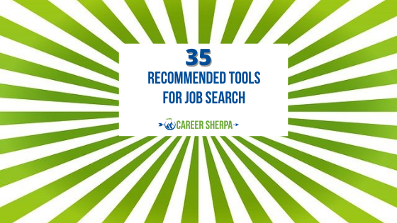 35 Recommended Tools for Job Search - 2021