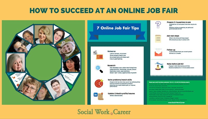 how to succeed at an online job fair