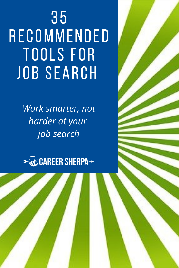 35 Tools for Job Search 2021 Career Sherpa