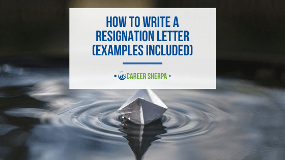 How to write a resignation letter