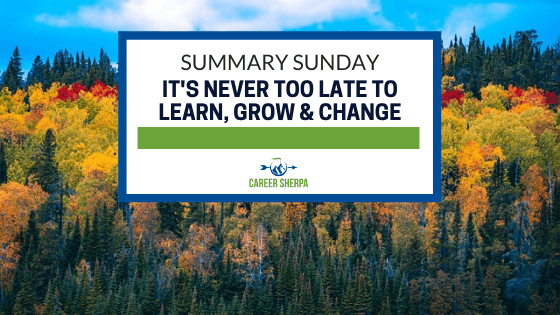 Summary Sunday Learn Grow Change