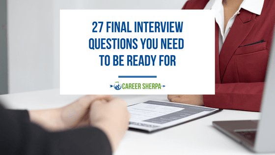 An applicant being asked final interview questions