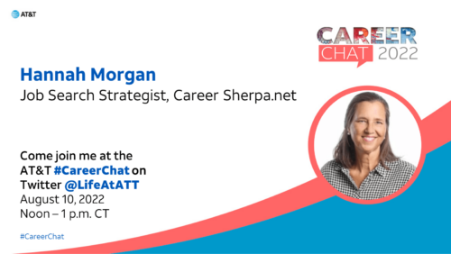 #careerchat Aug 10 hosted by LifeatAT&T