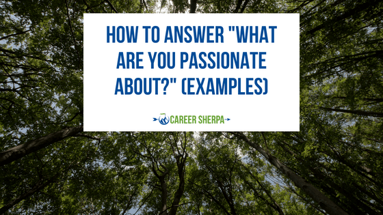 What are you passionate about