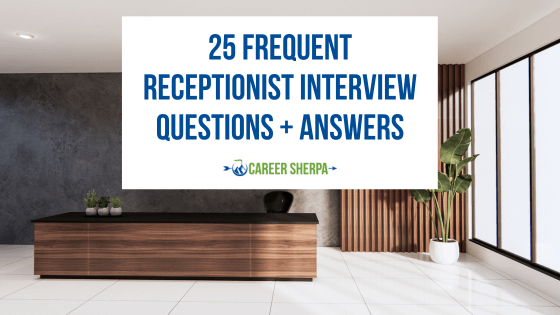 Receptionist interview questions