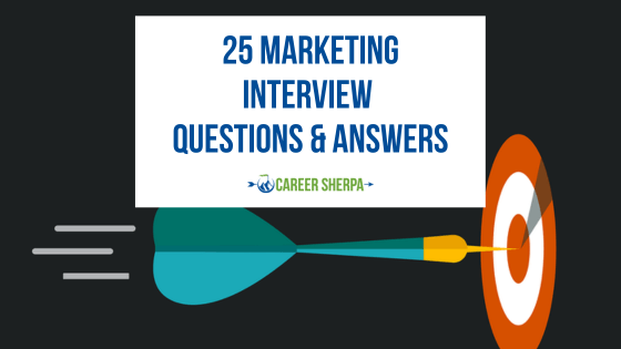 Marketing interview questions