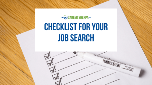 checklist for job search 2024